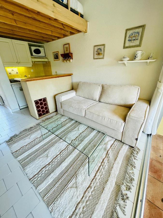 Bel Appartement Avec Mezzanine, Vue Mer Et Piscine Cogolin Luaran gambar